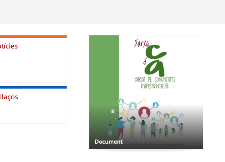 Comunitats d'aprenentatge