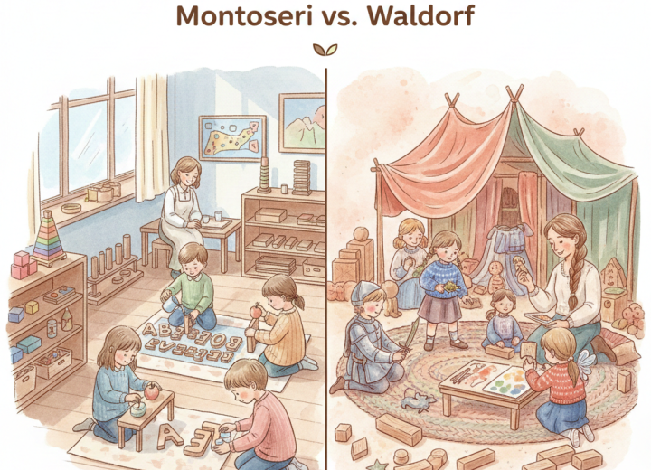 Imagen con niños en una aula