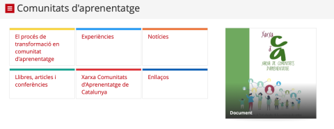 Comunitats d'aprenentatge